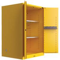 Utili-Guard+ Flammable Safety Cabinet, 45 gal., 2 Door, 43" W x 65" H x 22" D Distribution Jean Lapalme