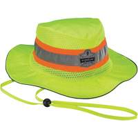 Chapeau de soleil de garde forestier GloWear 8935, petit/moyen, Jaune lime haute visibilit&eacute;, Polyester Distribution Jean Lapalme