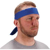 Bandeau de refroidissement Chill-Its 6702 avec polym&egrave;res int&eacute;gr&eacute;s et fermeture &agrave; nouer, Bleu Distribution Jean Lapalme