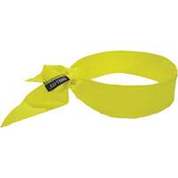 Bandeau de refroidissement Chill-Its 6702 avec polym&egrave;res int&eacute;gr&eacute;s et fermeture &agrave; nouer, Jaune lime haute visibilit&eacute; Distribution Jean Lapalme