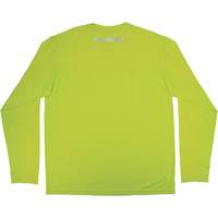 Chemise de refroidissement &agrave; manches longues avec protection solaire et UV Chill-Its 6689, Jaune lime haute visibilit&eacute;, Petit Distribution Jean Lapalme