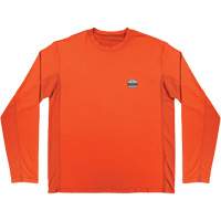 Chemise de refroidissement &agrave; manches longues avec protection solaire et UV Chill-Its 6689, Orange, Petit Distribution Jean Lapalme