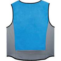 Veste de refroidissement &eacute;vaporatif Chill-Its 6667 avec fermeture &agrave; glissi&egrave;re, Moyen, Bleu Distribution Jean Lapalme