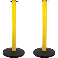 Industrial Stanchion, 37" High, Yellow Distribution Jean Lapalme