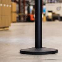 Industrial Stanchion Kit with Plastic Chain, 37" High, Red Distribution Jean Lapalme