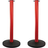 Industrial Stanchion, 37" High, Red Distribution Jean Lapalme