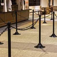 Plastic Barrier Chain, Green, 2" Link, 100' Length Distribution Jean Lapalme
