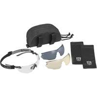 Ensemble de lunettes de s&eacute;curit&eacute; Combat, Lentille Transparent/Cuivre/Fum&eacute;e, Antibu&eacute;e/Anti-&eacute;gratignures, ANSI Z87+ Distribution Jean Lapalme