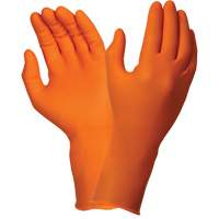 Gants jetables TOUCHNTUFF 93-800, 6,5/7, Latex/N&eacute;opr&egrave;ne/Nitrile, 23,6-mils, Sans poudre, Orange Distribution Jean Lapalme