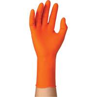 Gants jetables TOUCHNTUFF 93-800, 6,5/7, Latex/N&eacute;opr&egrave;ne/Nitrile, 23,6-mils, Sans poudre, Orange Distribution Jean Lapalme