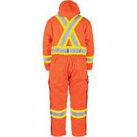 High-Visibility Lined Canvas Overalls, Small, High Visibility Orange Distribution Jean Lapalme