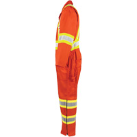 Combinaison non doubl&eacute;e haute visibilit&eacute;, Petit, Orange haute visibilit&eacute; Distribution Jean Lapalme