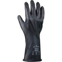 Gants r&eacute;sistant &agrave; l'acide & aux produits chimiques, Taille Petit/7, 12" lo, Caoutchouc butyle/Viton, 12 mils Distribution Jean Lapalme