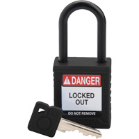 Velocity Safety Lockout Padlock, Safety Padlock, Keyed Different, Nylon, 1-1/2" Width Distribution Jean Lapalme