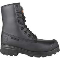 Keep Vegan Microfiber Work Boots, Synthetic Leather, Steel Toe, Size 4, Impermeable Distribution Jean Lapalme