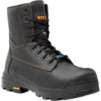 Metpro Flex Work Boots with Metguard, Leather, Size 4, Impermeable Distribution Jean Lapalme