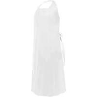 Tablier CoverMe avec encolure d&eacute;coup&eacute;e, Polyur&eacute;thane, 45" lo x 35" la, Blanc Distribution Jean Lapalme