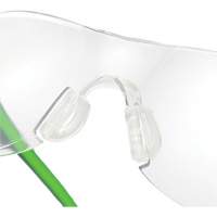 Adapt Lite Grey/Green Safety Glasses, Clear Lens, Anti-Fog/Anti-Scratch, ANSI Z87+/Meets/Exceeds CSA Z94.3 Distribution Jean Lapalme
