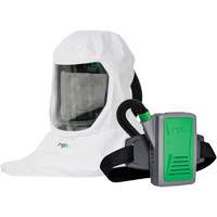 T-Link Respirator with Bump Cap, Breathing Tube, Belt-Mount & PX5 PAPR, Loose Fitting Hood & Faceshield, Lithium-Ion Battery Distribution Jean Lapalme
