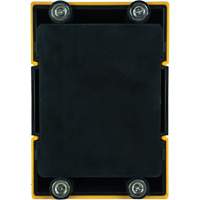 HAZLOK Safety Barrier System, Plastic, Magnetic Mount, 30', Black and Yellow Tape Distribution Jean Lapalme