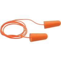 SEALTEC33 Orange Tapered PU Foam Disposable Earplugs, Corded, Bulk - Box, 33 dB NRR, One-Size Distribution Jean Lapalme