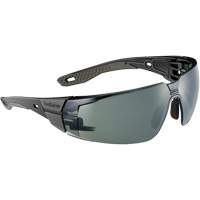 RUSH+ 2.0 M/L Safety Glasses with Black & Grey Frame, Grey/3.0 Lens, Anti-Fog/Anti-Scratch, ANSI Z87+ Distribution Jean Lapalme