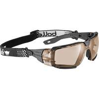 RUSH+ 2.0 XP M/L Safety Glasses with Black & Grey Frame, Copper Lens, Anti-Fog/Anti-Scratch, ANSI Z87+ Distribution Jean Lapalme