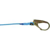 Cordage de s&eacute;curit&eacute; Superline avec cosse en nylon & mousqueton verrouillable de 2-1/4" Distribution Jean Lapalme