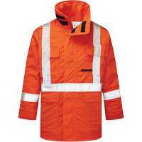 Parka isol&eacute; de 9 oz Haute visibilit&eacute; Avenger, style 515, Hommes, T-petit, Orange Distribution Jean Lapalme