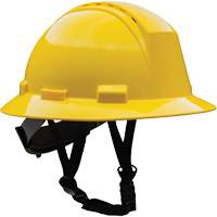 Kilimanjaro Full Brim Safety Helmet with HDPE Shell, Meets CSA Type 2, Ratchet Suspension, Vented Distribution Jean Lapalme