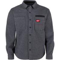 GRIDIRON Flannel Shirt, Men's, Small, Grey Distribution Jean Lapalme