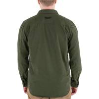 GRIDIRON Flannel Shirt, Men's, Small, Green Distribution Jean Lapalme