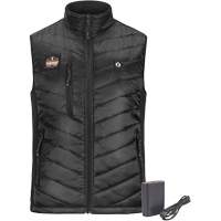 Veste chauffante rechargeable avec batterie externe N-Ferno, Hommes/Unisexe/Femmes, Petit, Noir Distribution Jean Lapalme
