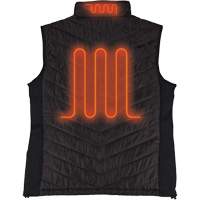 Veste chauffante rechargeable avec batterie externe N-Ferno, Hommes/Unisexe/Femmes, Petit, Noir Distribution Jean Lapalme