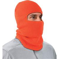 Masque balaclava pour cong&eacute;lateur en tricot c&ocirc;tel&eacute; &agrave; 2 couches N-Ferno, Acrylique, Orange Distribution Jean Lapalme