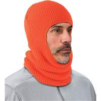 Masque balaclava pour cong&eacute;lateur en tricot c&ocirc;tel&eacute; &agrave; 2 couches N-Ferno, Acrylique, Orange Distribution Jean Lapalme