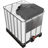 Grand entonnoir gris en poly&eacute;thyl&egrave;ne r&eacute;sistant aux produits chimiques pour GRV, capacit&eacute; de 3,9 gal. Distribution Jean Lapalme