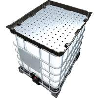 Plateforme m&eacute;tallique pour entonnoir complet pour GRV K22-0164 Distribution Jean Lapalme