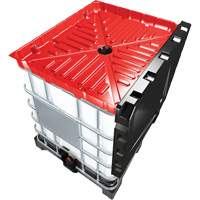 Ensemble dentonnoir GRV rouge pleine grandeur de 30 gal Distribution Jean Lapalme