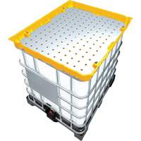 Ensemble dentonnoir GRV jaune pleine grandeur de 30 gal Distribution Jean Lapalme