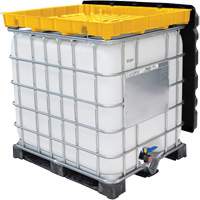 Ensemble dentonnoir GRV jaune pleine grandeur de 30 gal Distribution Jean Lapalme