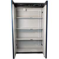 Armoire dentreposage de batteries lithium-ion avec recharge int&eacute;gr&eacute;e et r&eacute;sistance au feu de 90 minutes Distribution Jean Lapalme