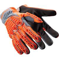 Gants  de travail Chrome SLT 4079IMP, 6/T-petit, Paume en PEHP, Poignet &eacute;lastique/Boucle et crochet Distribution Jean Lapalme