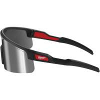 Wraparound Safety Glasses with Dual Coat Lens, Red/Mirror Lens, Anti-Scratch/Polarized, ANSI Z87+/Meets/Exceeds CSA Z94.3 Distribution Jean Lapalme