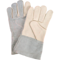 Gants de travail d'usage standard, Grand, Paume en Cuir fleur de vache Distribution Jean Lapalme