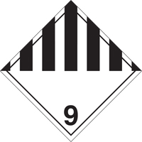 Plaque-&eacute;tiquette TMD divers dangers, Carton Distribution Jean Lapalme