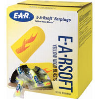 E-A-Rsoft Yellow Neon Blasts Earplugs, Bulk - Polybag Distribution Jean Lapalme