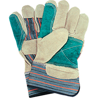 Gants d'ajusteur avec paume double, Grand, Paume en Cuir de vache refendu, Doublure en Coton Distribution Jean Lapalme