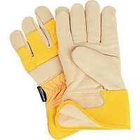Gants d'ajusteur &agrave; chaleur sup&eacute;rieure de premi&egrave;re qualit&eacute;, Grand, Paume en Cuir fleur de vache, Doublure en Thinsulate Distribution Jean Lapalme