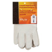 Gants de conducteur doubl&eacute;s pour l'hiver, Moyen, Paume en Cuir fleur de vache, Molleton Distribution Jean Lapalme